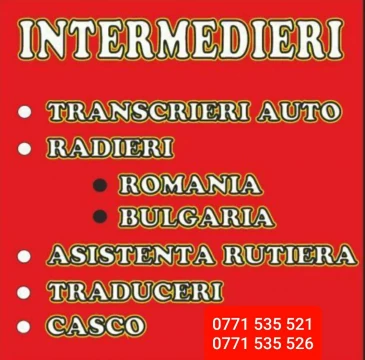 Inmatriculari -Acte Auto Romania-Bulgaria